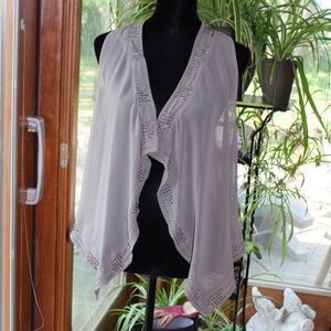 Forever 21 Drape Vest NWOT Size Large